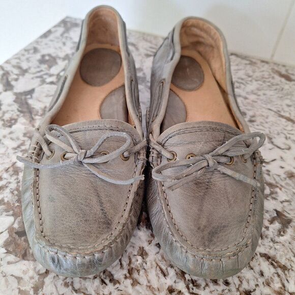 Frye Driving Leather Moccasin  Loafers  size 6M - Picture 1 of 10